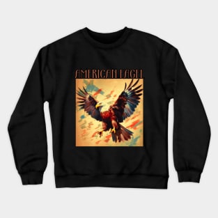 American eagle, freedom, independence day Crewneck Sweatshirt